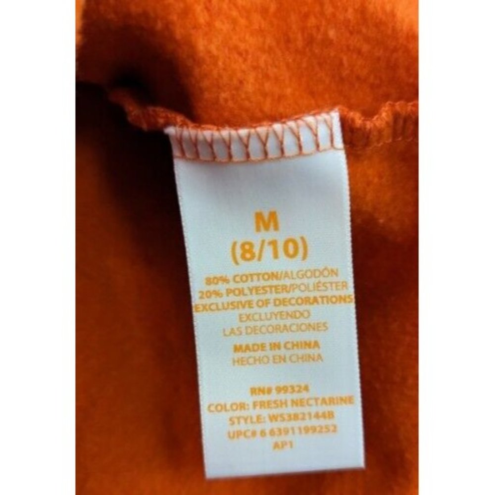 Halloween Fall Women’s Pullover Sweater Sweatshirt Size 8-10 Medium Orange - Picture 6 of 7